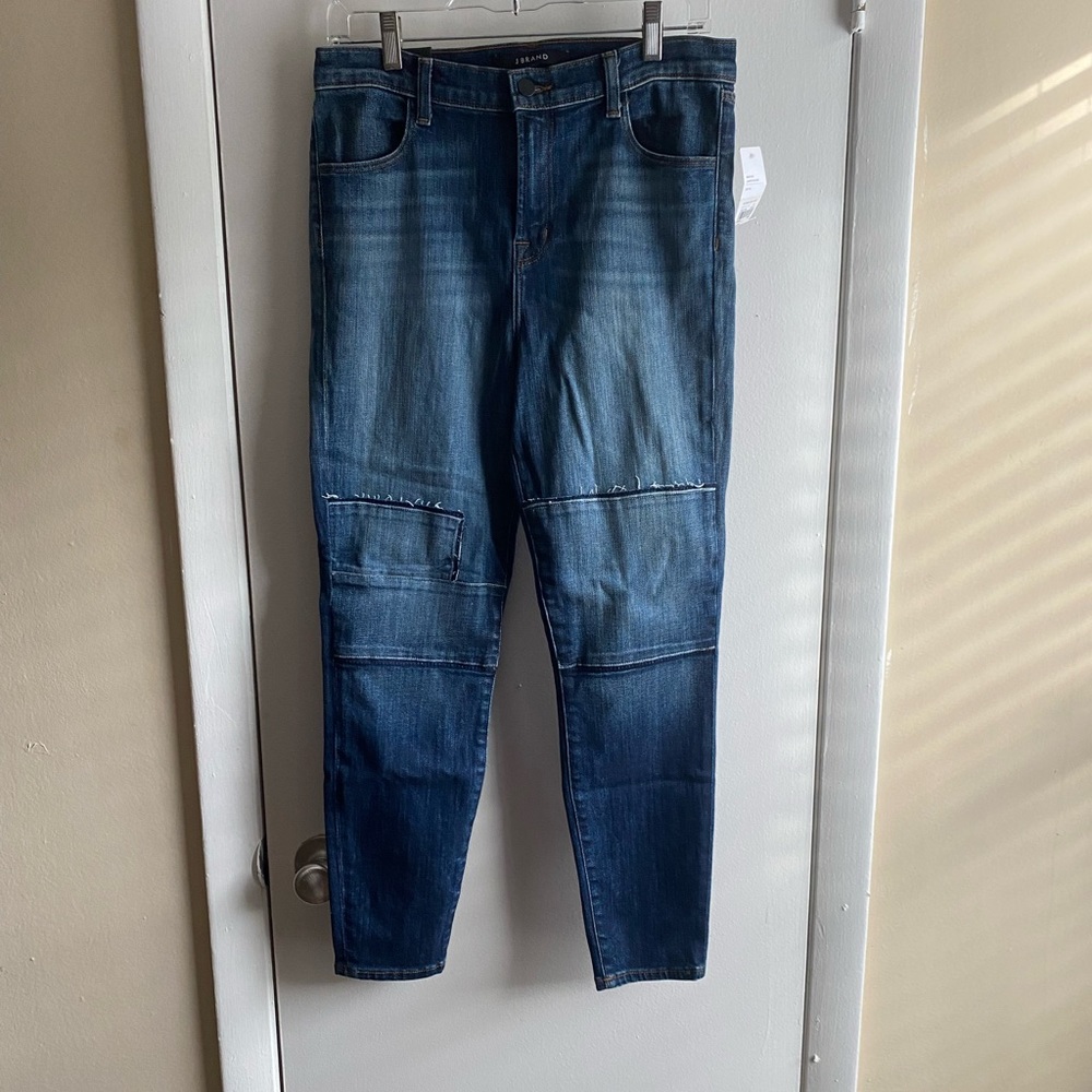 *NWT j brand patchwork jeans size 30